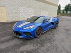 2021 Chevrolet Corvette Stingray 3lt Синий vin: 1G1YC2D4XM5122952