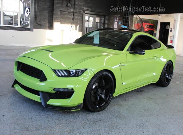 1FA6P8JZXL5550966 2020 FORD MUSTANG Зеленый Задняя правая четверть