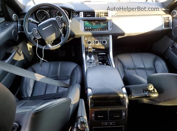 SALWG2FK1HA684324 2017 LAND ROVER RANGE Black Widok zestawu wskaźników