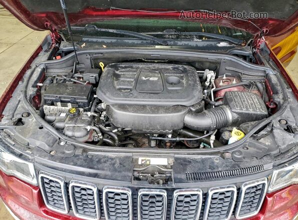 1C4RJFBG7KC639222 2019 JEEP GRAND CHER Темно-бордовый Вид наклейки с VIN-кодом