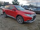 2017 Mitsubishi Outlander Se Красный vin: JA4AZ3A37HZ002978