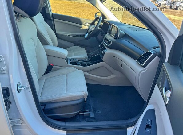 KM8J3CA41KU932150 2019 HYUNDAI TUCSON Белый Вид сзади