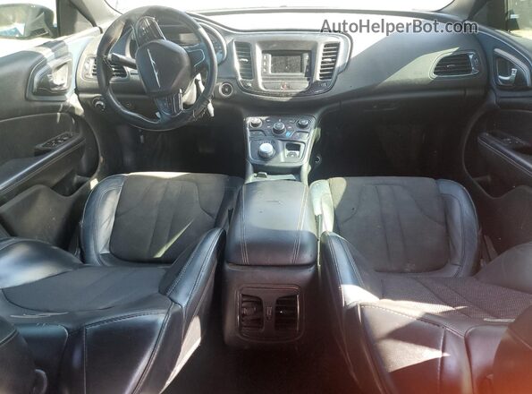 1C3CCCBB5GN161630 2016 CHRYSLER 200 Black Vista del cuadro de instrumentos