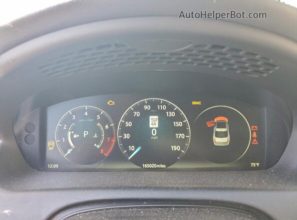 SAJWA1C74G8V96443 2016 JAGUAR XJ Gray Vista de los asientos traseros