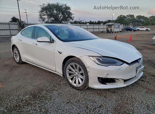 5YJSA1E20JF280706 2018 TESLA MODEL Белый Вид спереди