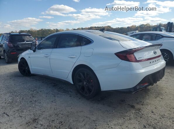 5NPEK4JC7NH147488 2022 HYUNDAI SONATA Белый Задняя левая четверть