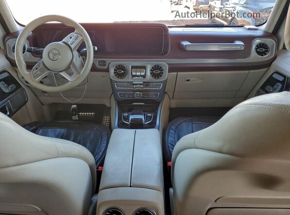 W1NYC6BJXLX342062 2020 MERCEDES-BENZ G-CLASS Серебряный Вид щитка приборов