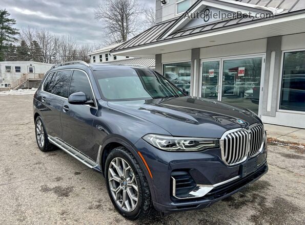 5UXCW2C51KL081198 2019 BMW X7 Серый Передняя левая четверть