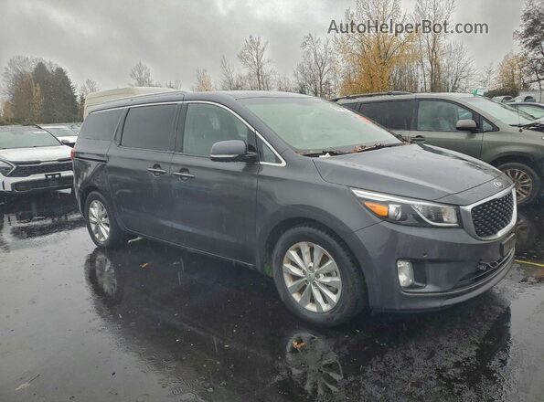 KNDMC5C16J6399280 2018 KIA SEDONA Silver Vista frontal