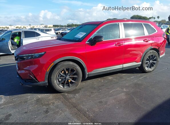 7FARS5H55SE032076 2025 HONDA CR-V HYBRID Красный Передняя левая четверть