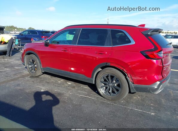 7FARS5H55SE032076 2025 HONDA CR-V HYBRID Красный Задняя левая четверть