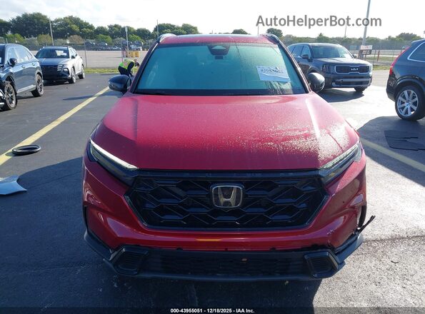 7FARS5H55SE032076 2025 HONDA CR-V HYBRID Красный Вид щитка приборов