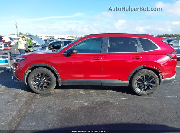 7FARS5H55SE032076 2025 HONDA CR-V HYBRID Красный Панорамный вид салона 360°