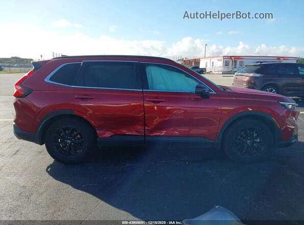 7FARS5H55SE032076 2025 HONDA CR-V HYBRID Красный Вид задней части салона
