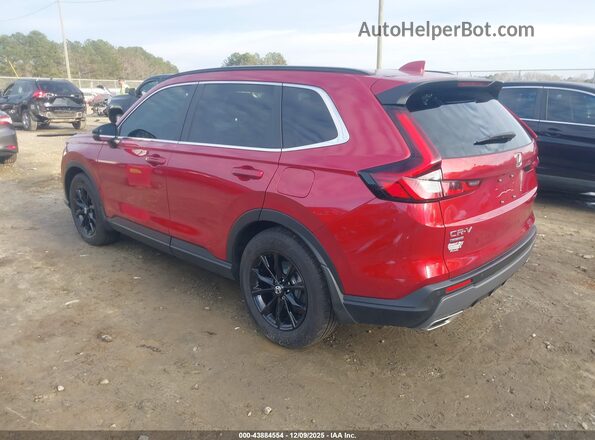 7FARS5H83SE031986 2025 HONDA CR-V HYBRID Red Rear left