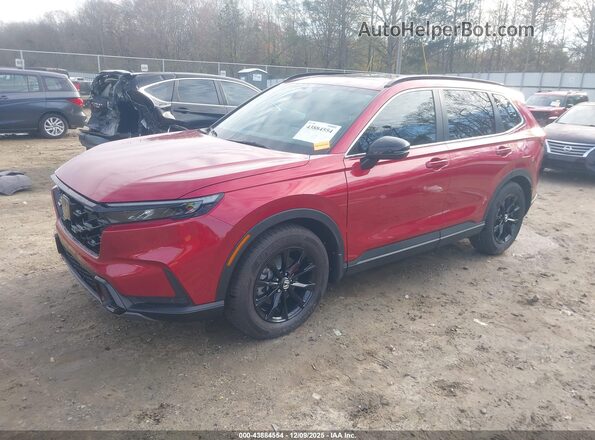 7FARS5H83SE031986 2025 HONDA CR-V HYBRID Red Front left