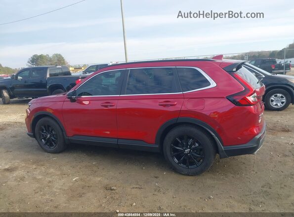 7FARS5H83SE031986 2025 HONDA CR-V HYBRID Red 360 interior view