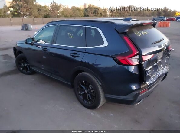 7FARS5H84RE034325 2024 HONDA CR-V HYBRID Dark Blue Задняя левая четверть