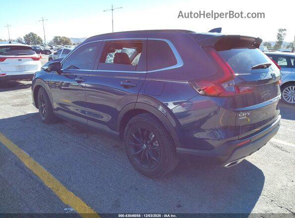 7FARS5H84SE017059 2025 HONDA CR-V HYBRID Синий Задняя левая четверть