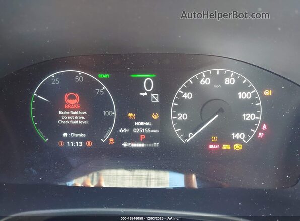 7FARS5H84SE017059 2025 HONDA CR-V HYBRID Синий Вид задних сидений