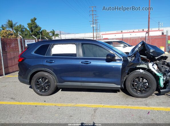7FARS5H84SE017059 2025 HONDA CR-V HYBRID Синий Вид задней части салона