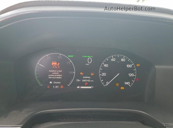7FARS6H52PE023767 2023 HONDA CR-V Белый Вид щитка приборов