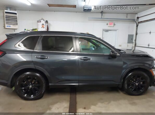 7FARS6H56PE040832 2023 HONDA CR-V HYBRID Gray Вид задньої частини салону