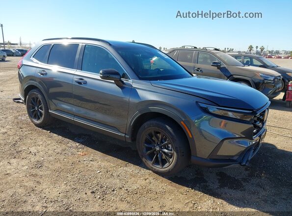 7FARS6H59RE018777 2024 HONDA CR-V HYBRID Серый Передняя правая четверть