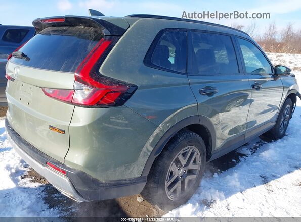 7FARS6H62TE007104 2026 HONDA CR-V HYBRID Зеленый Задняя правая четверть