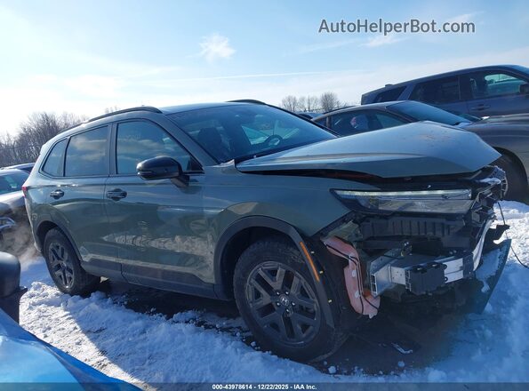 7FARS6H62TE007104 2026 HONDA CR-V HYBRID Зеленый Панорамный вид салона 360°