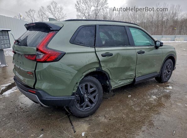 7FARS6H62TE049627 2026 HONDA CR-V Зеленый Задняя правая четверть