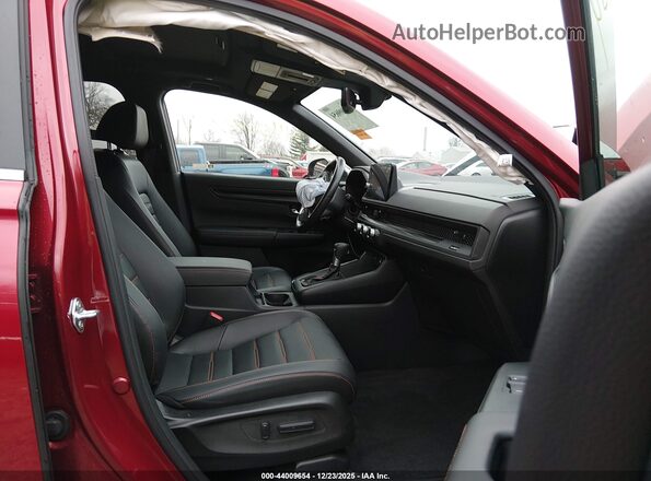 7FARS6H89SE008914 2025 HONDA CR-V HYBRID Red Widok wnętrza z przodu