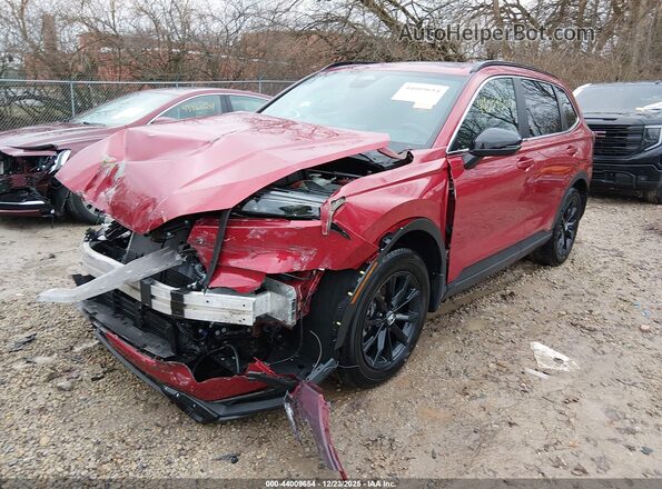 7FARS6H89SE008914 2025 HONDA CR-V HYBRID Red Przód lewy