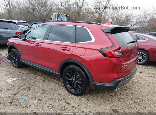 7FARS6H89SE008914 2025 HONDA CR-V HYBRID Red Tył lewy
