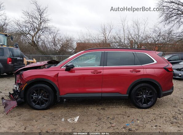 7FARS6H89SE008914 2025 HONDA CR-V HYBRID Red Widok wnętrza 360 stopni