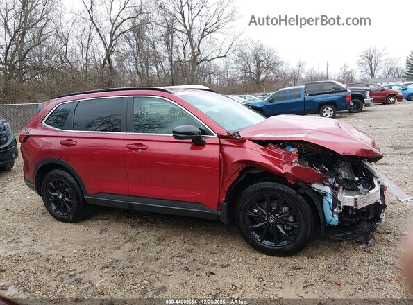 7FARS6H89SE008914 2025 HONDA CR-V HYBRID Red Widok wnętrza z tyłu