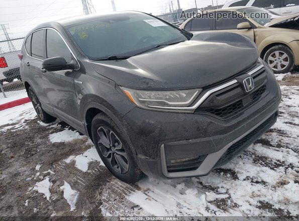 7FART6H84LE027059 2020 HONDA CR-V HYBRID Black Передня права чверть