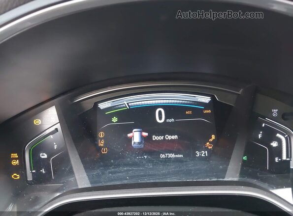 7FART6H84LE027059 2020 HONDA CR-V HYBRID Black Вид задніх сидінь