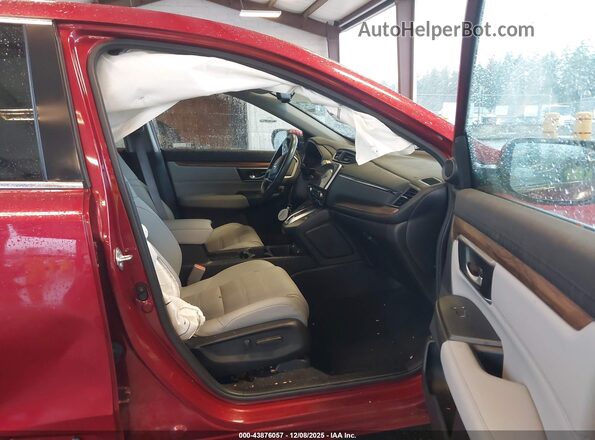 7FART6H85ME035513 2021 HONDA CR-V HYBRID Red Widok wnętrza z przodu