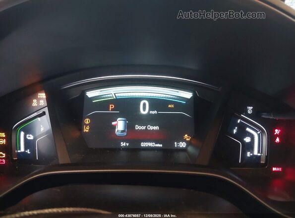 7FART6H85ME035513 2021 HONDA CR-V HYBRID Red Widok tylnych siedzeń