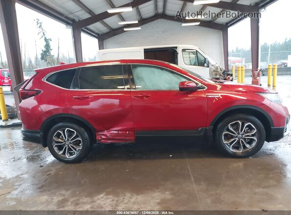 7FART6H85ME035513 2021 HONDA CR-V HYBRID Red Widok wnętrza z tyłu