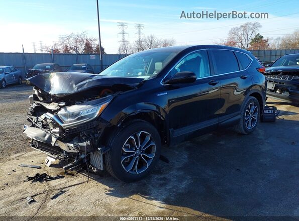 7FART6H8XME025981 2021 HONDA CR-V HYBRID Black Przód lewy