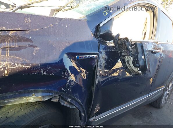 7FART6H90ME031491 2021 HONDA CR-V HYBRID Blue Вид задньої частини салону