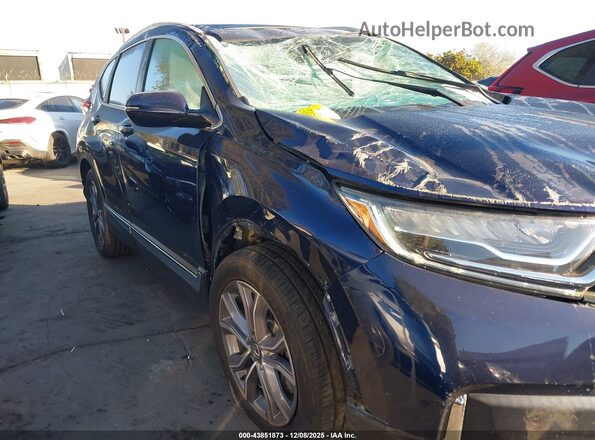 7FART6H90ME031491 2021 HONDA CR-V HYBRID Blue Вид щитка приладів
