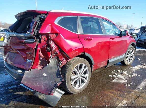 7FART6H96ME034251 2021 HONDA CR-V HYBRID Красный Задняя правая четверть