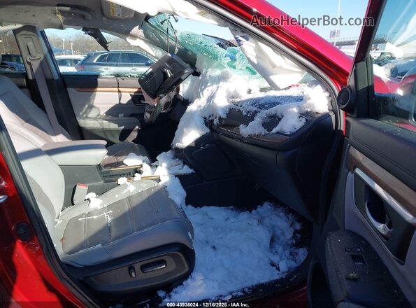 7FART6H96ME034251 2021 HONDA CR-V HYBRID Красный Вид салона спереди