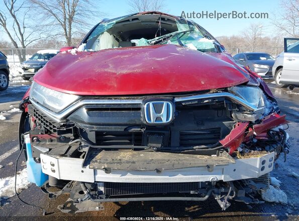 7FART6H96ME034251 2021 HONDA CR-V HYBRID Красный Вид щитка приборов