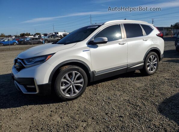 7FART6H97LE009132 2020 HONDA CR-V White წინა მარცხენა ხედი სამი მეოთხედიდან