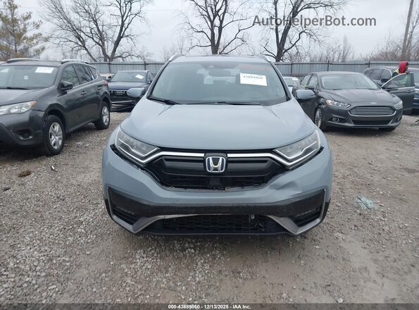 7FART6H98ME019895 2021 HONDA CR-V HYBRID Синий Вид задней части салона
