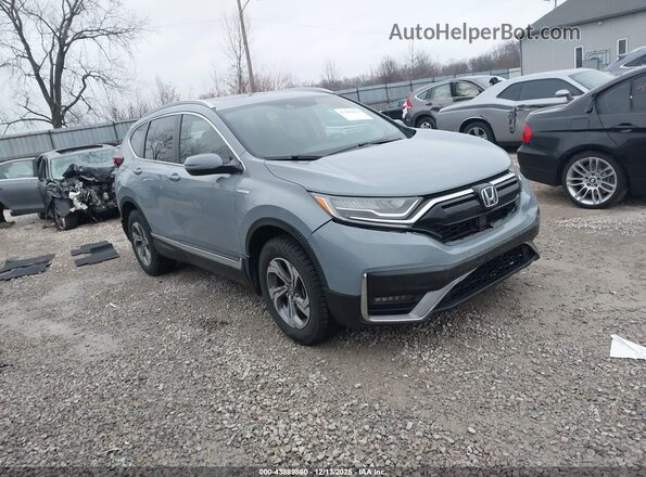 7FART6H98ME019895 2021 HONDA CR-V HYBRID Синий Передняя правая четверть